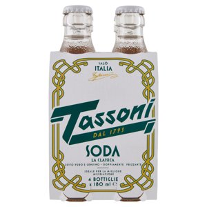 Tassoni Soda la Classica 4 x 180 ml