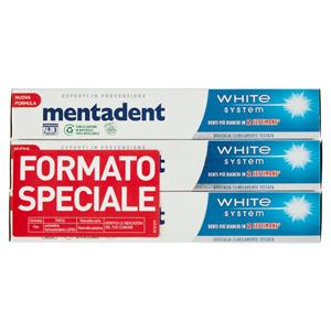 Mentadent White System 3 x 75 ml