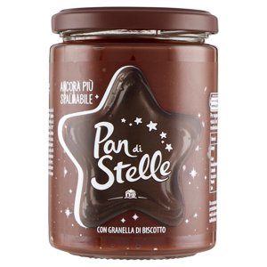 Pan di Stelle Crema al Cacao Nocciole e Granella di Biscotto 380g