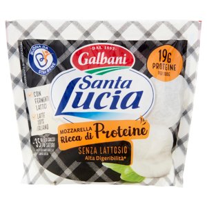 Galbani Santa Lucia Mozzarella Ricca di Proteine Senza Lattosio 100 g