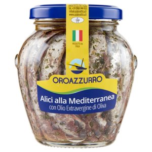Oroazzurro Alici alla Mediterranea con Olio Extravergine di Oliva 300 g