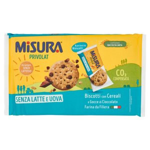 Misura Privolat Biscotti con Cereali e Gocce di Cioccolato 280 g