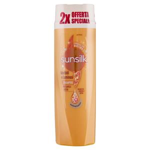 sunsilk Morbidi e Luminosi Shampoo per Capelli Secchi 2 x 250 ml