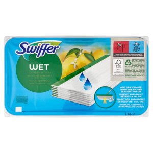 Swiffer Wet Panni Umidi Lavapavimenti Freschezza gli agrumi - Ricarica 20 Salviette