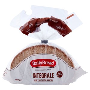 DailyBread Integrale Pane con Fiocchi d'Avena 500 g