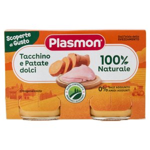 Plasmon Scoperte di Gusto Omogeneizzato Tacchino e Patate dolci 240 g