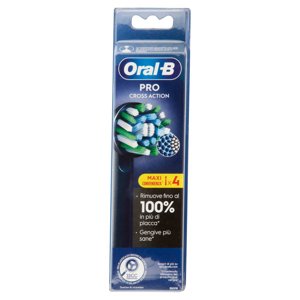 Oral-B Testine di Ricambio Pro Cross Action per Spazzolino Elettrico Denti Ricaricabile 4 pz