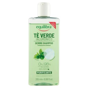equilibra Tè Verde Ialuronico Dermo Shampoo Purificante 265 ml