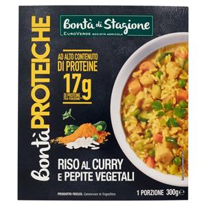 Bontà di Stagione Bontà Proteiche Riso al Curry e Pepite Vegetali 300 g