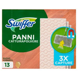 Swiffer Panni Catturapolvere per Scopa Swiffer - Ricarica 13 Panni Legno & Parquet