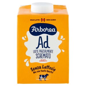 Arborea Ad Latte Parzialmente Scremato ad Alta Digeribilità Senza Lattosio 500 ml