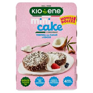 Kioene 4 mini cake Tortina con Cacao e Cocco 160 g