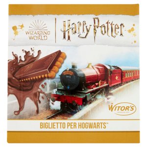 Witor's Harry Potter Biglietto per Hogwarts Biscotto con Tavoletta di Cioccolato al Latte 6 x 21 g