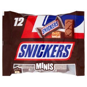 Snickers Minis Snack Cioccolatini al Latte con Arachidi e Caramello 227g