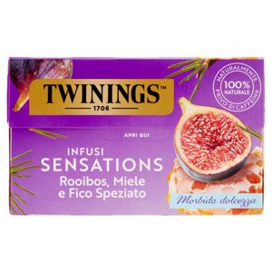 Twinings Infusi aromatizzati Sensations Rooibos, Miele e Fico Speziato 20 x 2 g