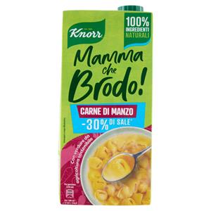 Knorr Mamma che Brodo! Carne di Manzo -30% di Sale^ 1 l