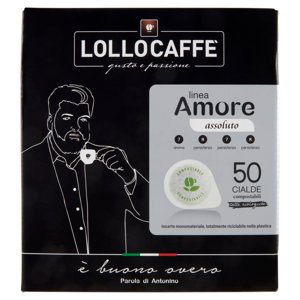 Lollo Caffè linea Amore assoluto 50 Cialde compostabili 50 x 7,5 g