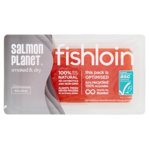 Salmon Planet fishloin filetto di salmone Affumicato 180 g