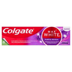 Colgate dentifricio sbiancante Max White Purple Reveal 75 ml
