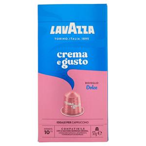 Lavazza crema e gusto Dolce Compatibile con Nespresso Original 10 Capsule 57 g