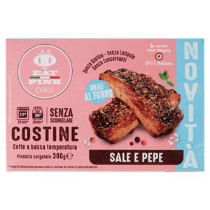 Eat Pink Costine Sale e Pepe Prodotto surgelato 300 g