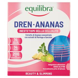 equilibra Dren-Ananas Inestetismi della Cellulite 14 Bustine Monodose 56 g