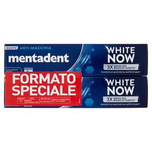 Mentadent White Now Anti-Macchia 2 x 75 ml