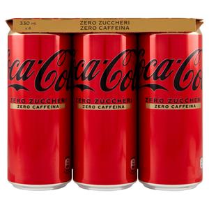 Coca-Cola Zero Senza Caffeina 6 x 33 cl 