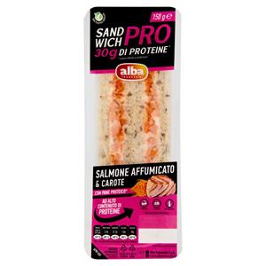 alba Tramezzini Sandwich Pro Salmone Affumicato & Carote 150 g