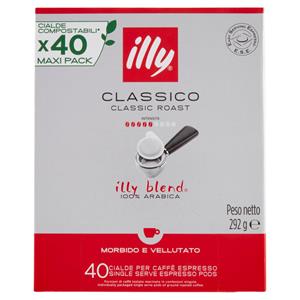 illy Classico 40 Cialde per Caffè Espresso 292 g