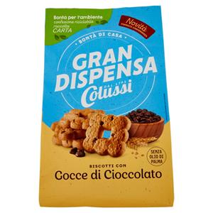 Colussi Gran Dispensa Biscotti con Gocce di Cioccolato 600 g