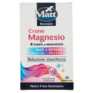 Matt Benessere Crono Magnesio 30 compresse 34,5 g