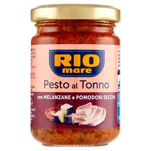 Rio mare Pesto al Tonno con Melanzane e Pomodori Secchi 130 g