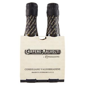 Carpenè-Malvolti Conegliano Valdobbiadene Prosecco Superiore D.O.C.G. Extra Dry 2 x 200 ml