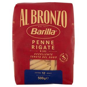 Barilla Al Bronzo Pasta Penne Rigate 500g