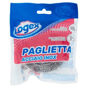 Logex Paglietta Acciaio Inox