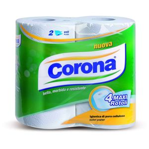 Corona Carta Igienica 4 Maxi Rotoli 