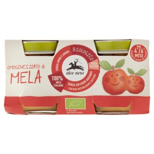 alce nero Omogeneizzato di Mela 2 x 80 g