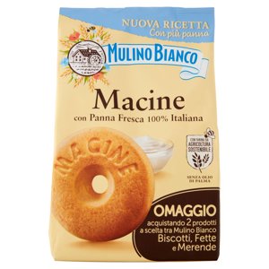 Mulino Bianco Macine Biscotti con Panna Fresca OMAGGIO 300g