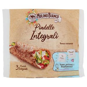 Mulino Bianco Piadelle integrali Ideale per Piadina 3pz 225g