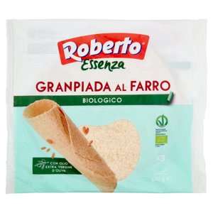 Roberto essenza Granpiada al Farro Biologico 3 Piadine 330 g