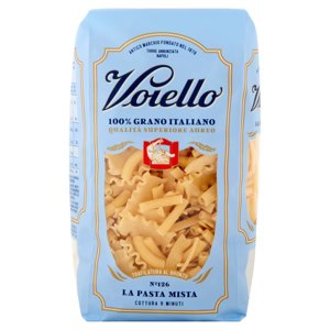 Voiello Pasta La Pasta Mista N°126 grano Aureo 100% italiano Trafilata bronzo 500g 