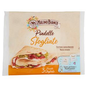 Mulino Bianco Piadelle Sfogliate Ideale per Piadina 3pz 330g