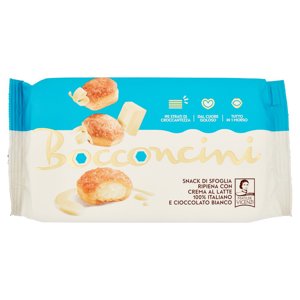 Matilde Vicenzi Bocconcini con Crema al Latte 100% Italiano e Cioccolato Bianco 100 g