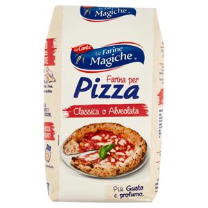 Le Farine Magiche Farina per Pizza Classica o Alveolata 1000 g