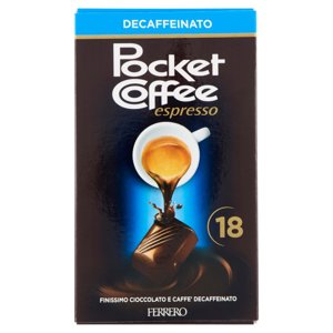 Pocket Coffee espresso Decaffeinato 18 pezzi 225 g