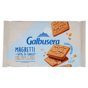 Galbusera Magretti -40% di Grassi* con Orzo e Mais 6 x 58,3 g