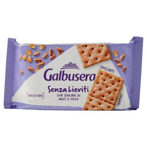 Galbusera Senza Lieviti Cracker con Farine di Mais e Orzo 7 x 42,8 g