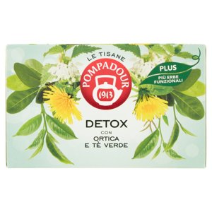 Pompadour Le Tisane Detox con Ortica e Tè Verde 18 x 2,2 g