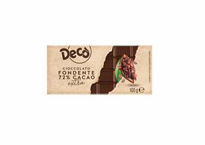 Tavoletta Di Cioccolato Fondente Extra 72% Gr 100 